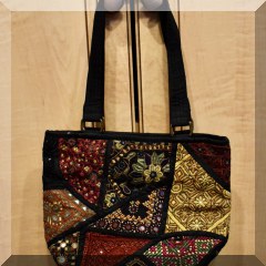 H26. Embroidered tote.